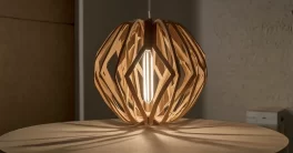 lampu gantung dari kardus